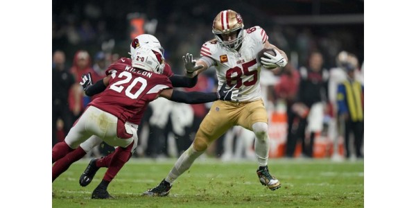 san francisco 49ers voitti kolme putkea Jimmy Garoppoloon johdolla